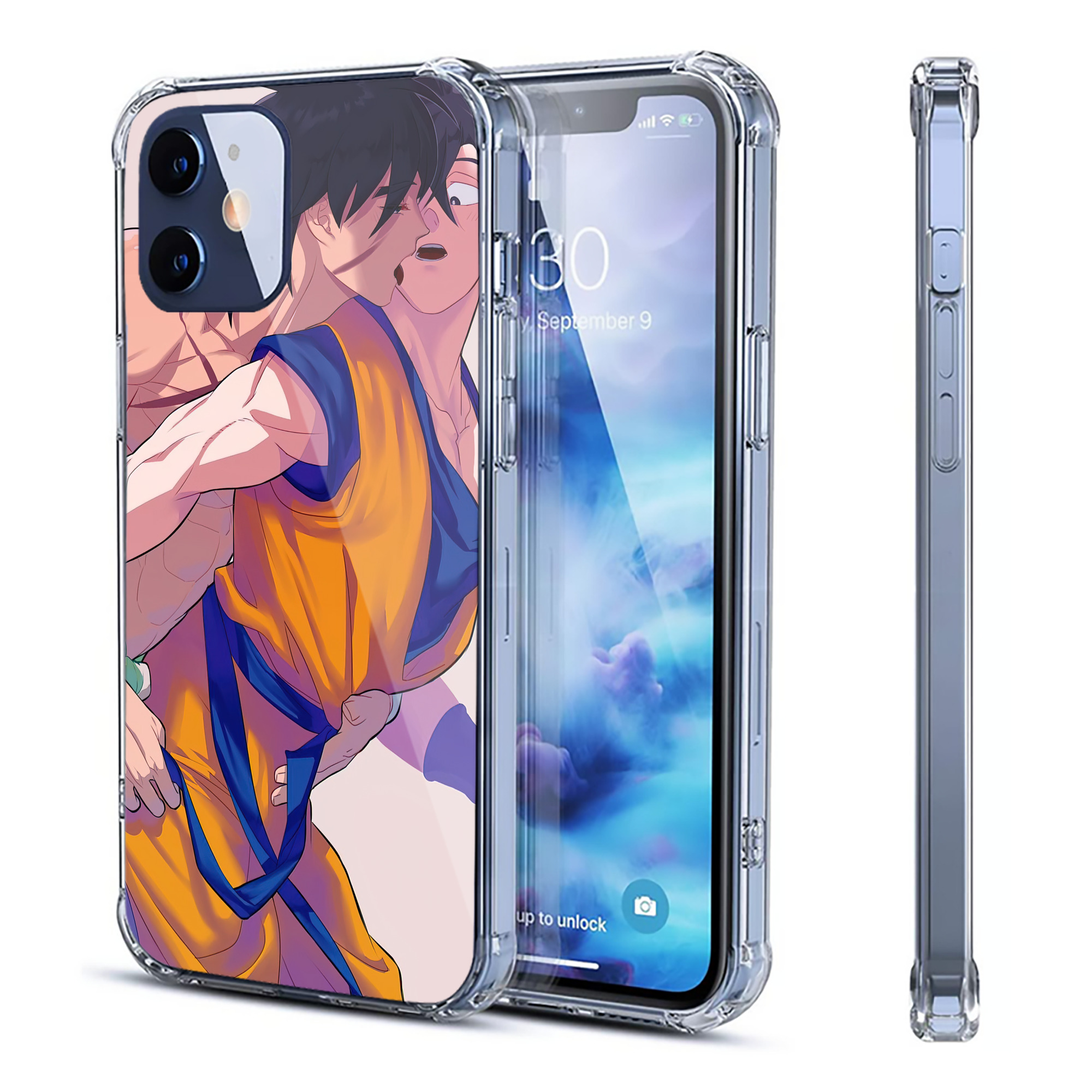 （画像用） ドラゴンボール DRAGON BALL 【iPhone 12シリーズ対応】透明スマホケース（クリアソフトケース）
